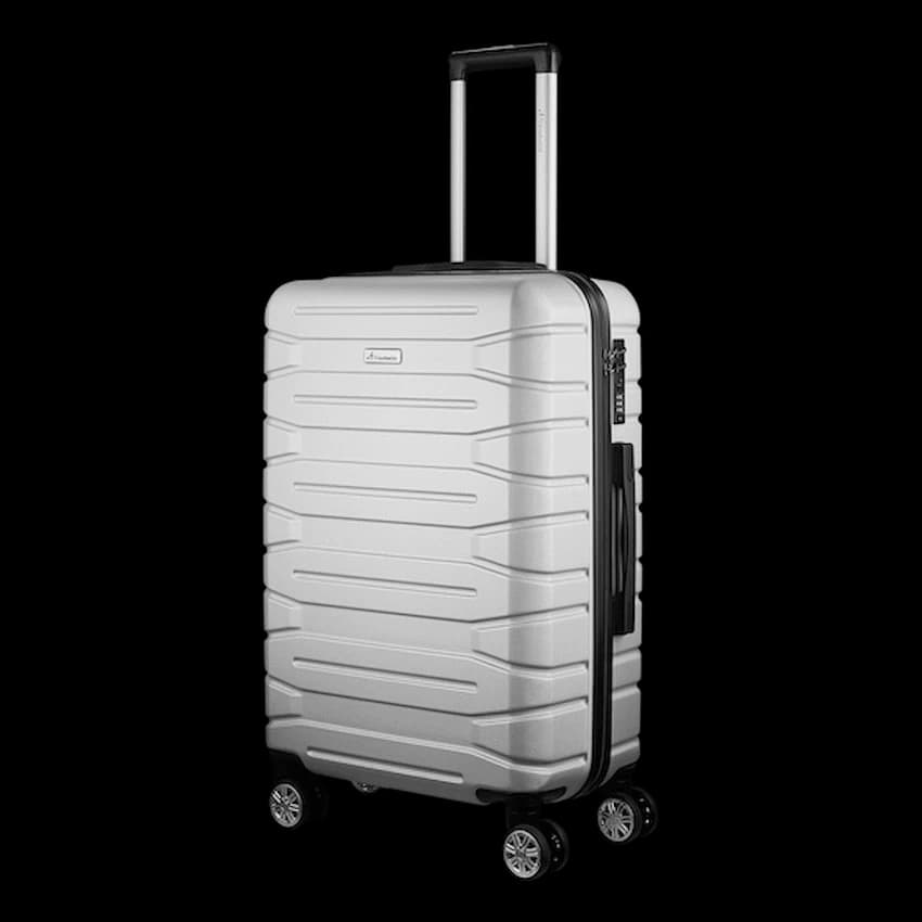 Travelwize Cabana ABS 4-Wheel Spinner 75cm Luggage - Platinum