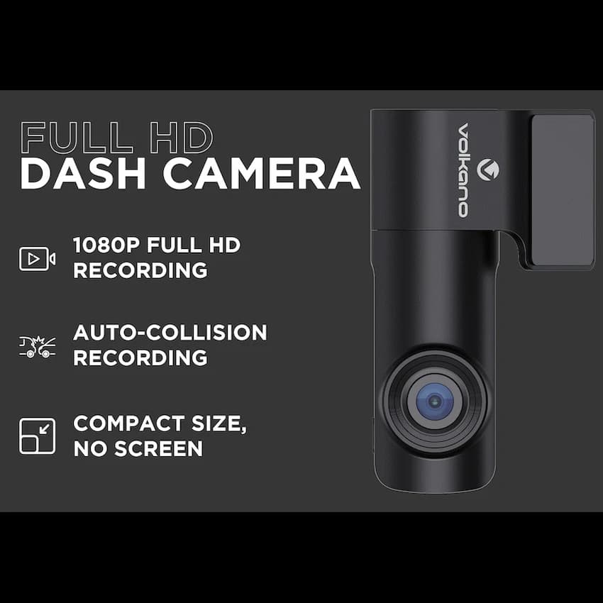 Volkano Vigilance Series FHD Dash Camera - Black