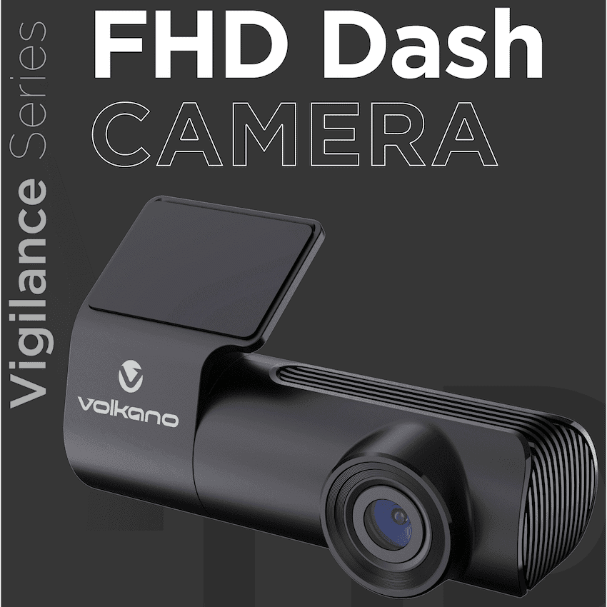 Volkano Vigilance Series FHD Dash Camera - Black