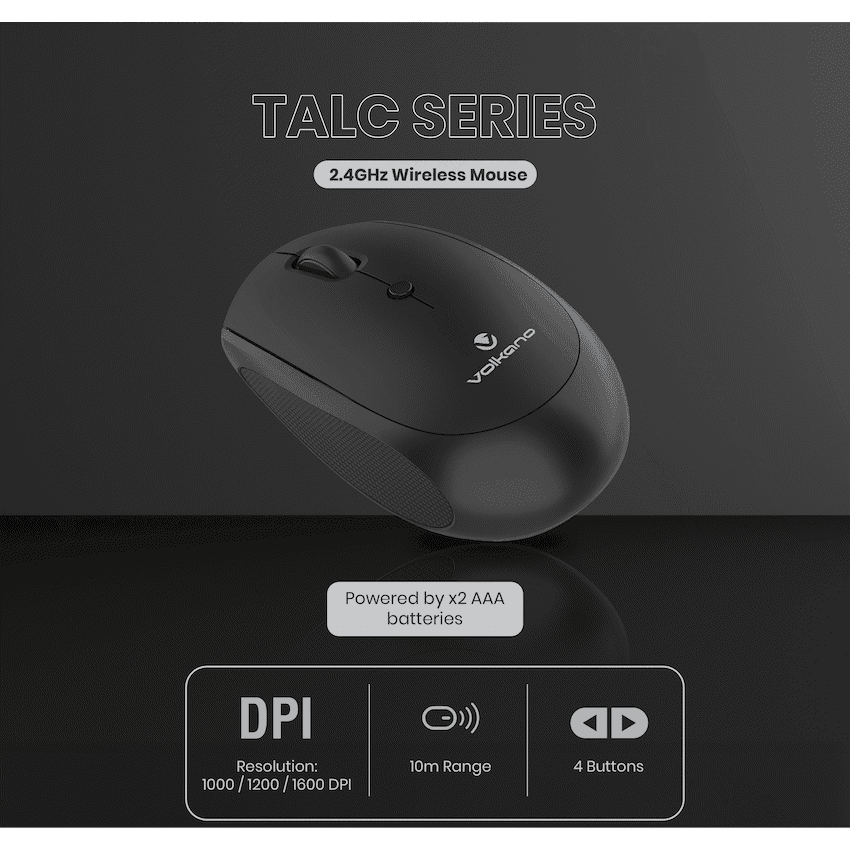 Volkano Talc Wireless Mouse