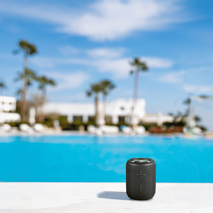 Volkano Hydro Series IPX7 Bluetooth Speaker - Black