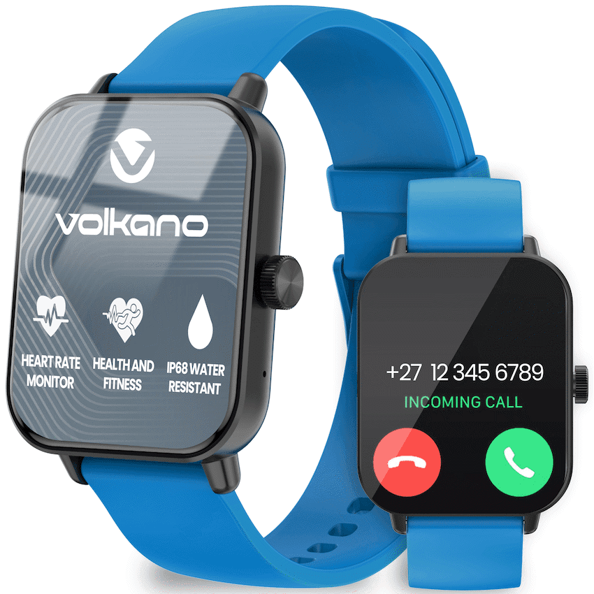 Volkano Chroma Series Smartwatch with Black Strap