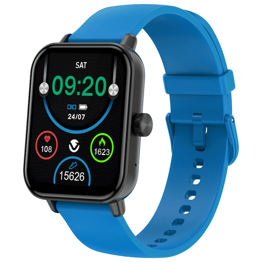 Volkano Chroma Series Smartwatch with Black Strap