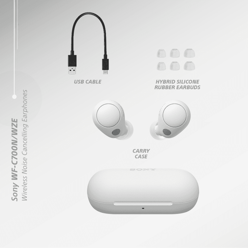 Sony WF-C700N (White) True Wireless Earbuds