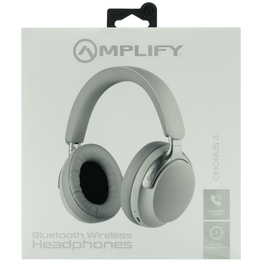 Amplify Chorus 3 Bluetooth Wireless Headphones - Nude