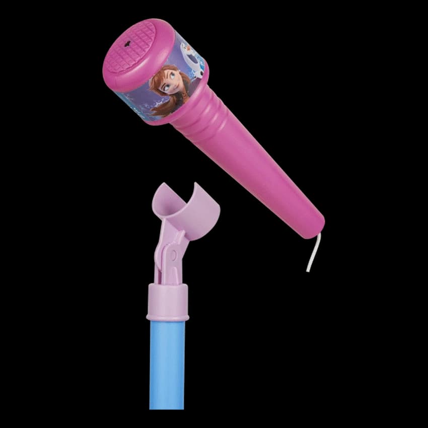 Disney Frozen Double Karaoke Mic Stand with Colourful Lights