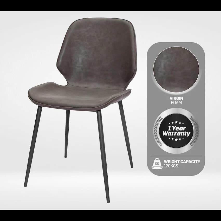 Everfurn Helix Dining Chair - Single