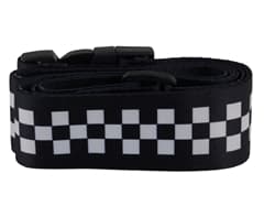 Checkered Luggage Strap
