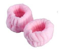 Spa Headband, Wristband & Hair Clip Set