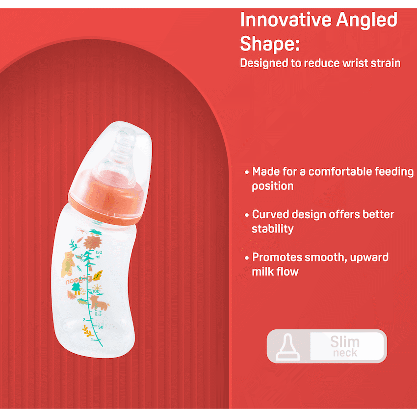 Pigeon Flexible Curve Bottle 150ml - Forest
