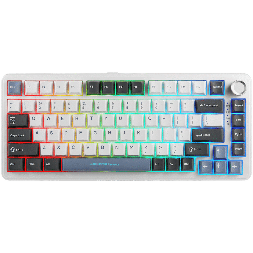 Volkano Gaming Phantom X2  TKL Mechanical Tri-Mode Wireless Keyboard