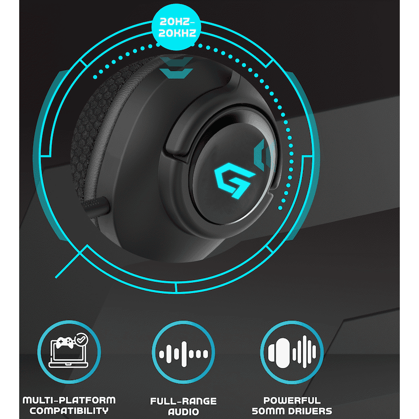 Volkano Gaming Solace Series Wired Gaming headphones