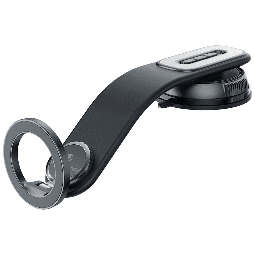 Volkano Arcmount Bendable Dash Mount Magnetic Phone Holder - Black