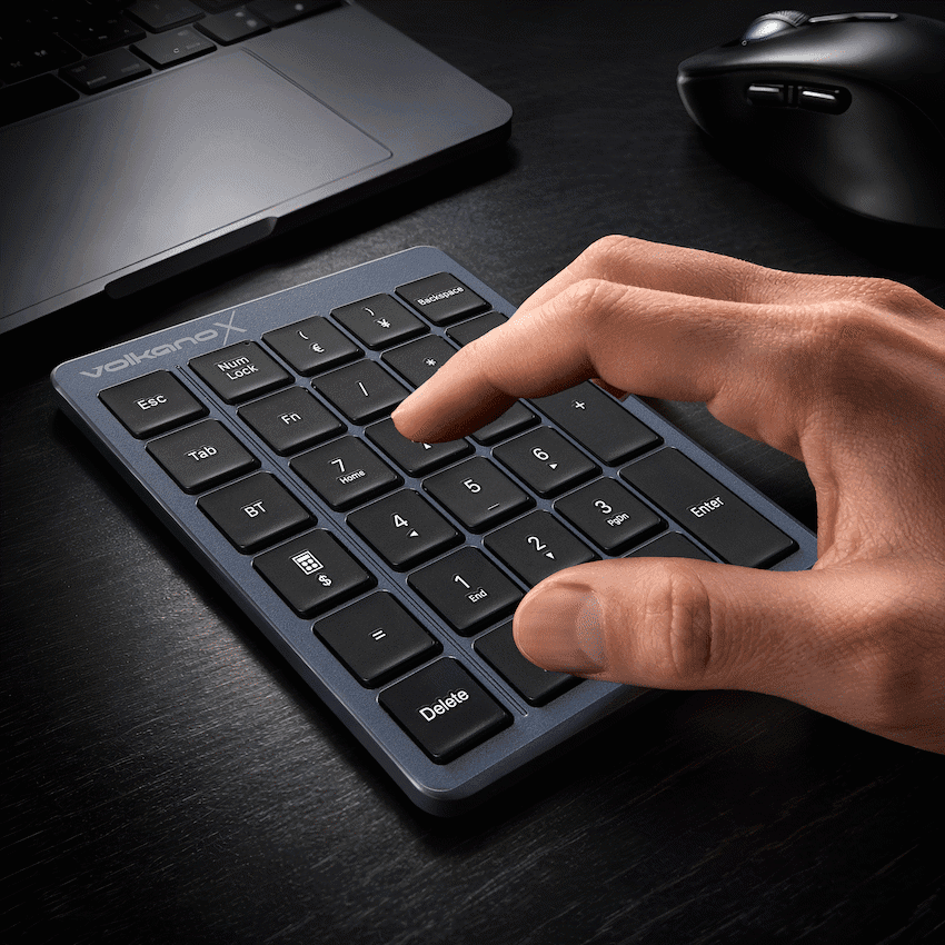 Volkano X Numeric Series Keypad With Scissor keys - Black