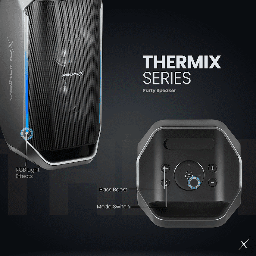 VolkanoX Thermix Series Party Speaker
