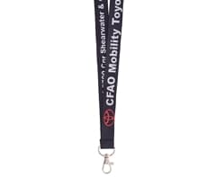 Petersham Lanyard Double Sided with Lobster Ring