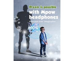 Mpow Che 1 Kids Wired Headset (Blue)