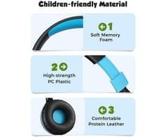 Mpow Che 1 Kids Wired Headset (Blue)