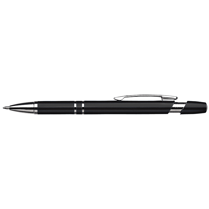 Dual Ring Metallic Ballpoint Pen