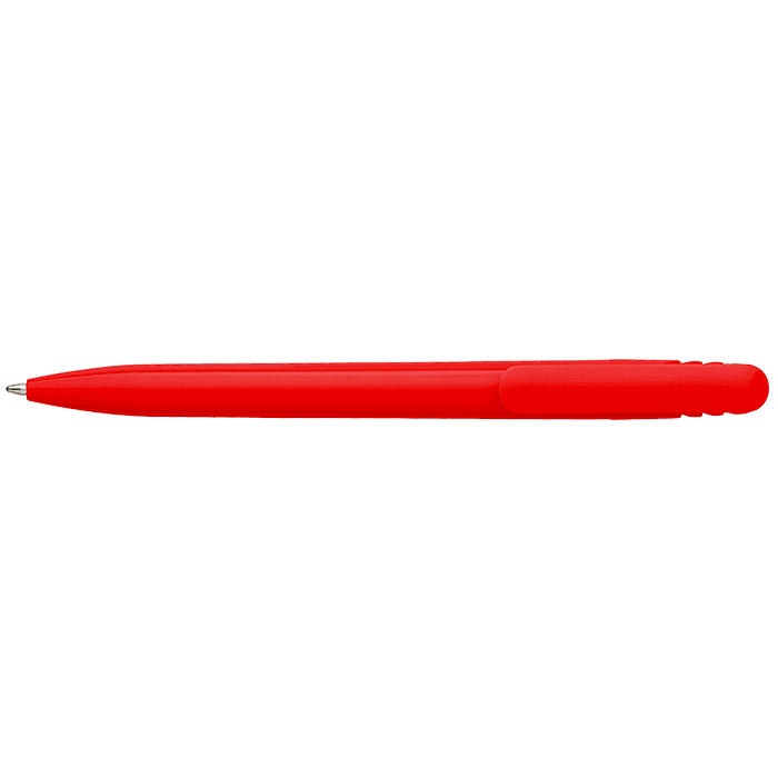 Solid Colour Ballpoint Pen with Matching Coloured Clip