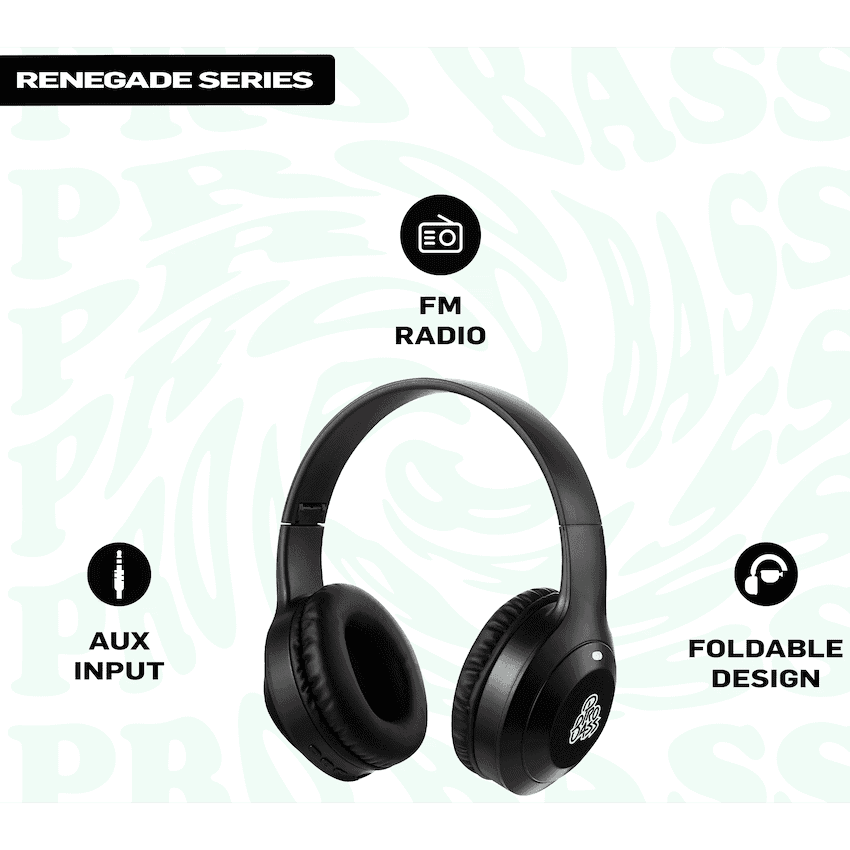 Pro Bass Renegade Series Bluetooth Headphone