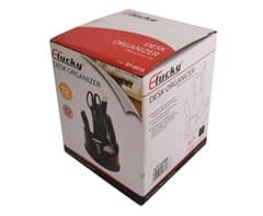 Rotating Desk Organiser with Stationery