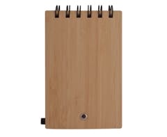 Wood Pocket Notepad & Sticky-Memo & Pen