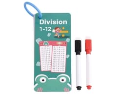 Maths Division Flash Card Set 1-12