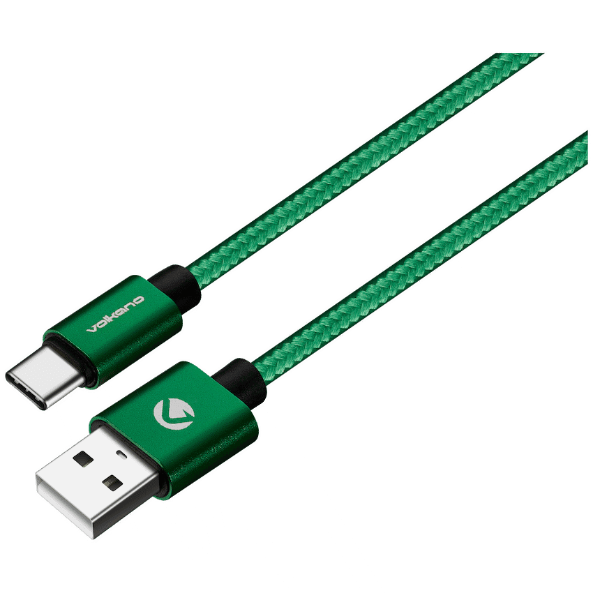 Volkano Fashion Series Micro USB Cable 1.8m - Apple Green