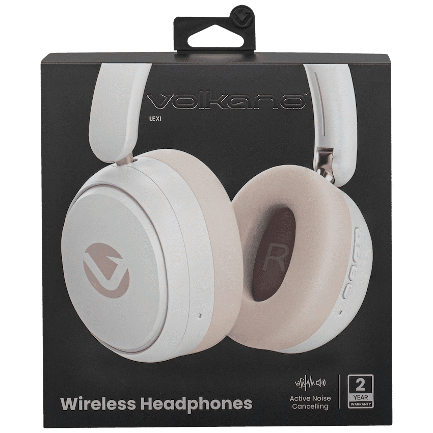 Volkano Lexi Bluetooth Headphone with ANC - Nude