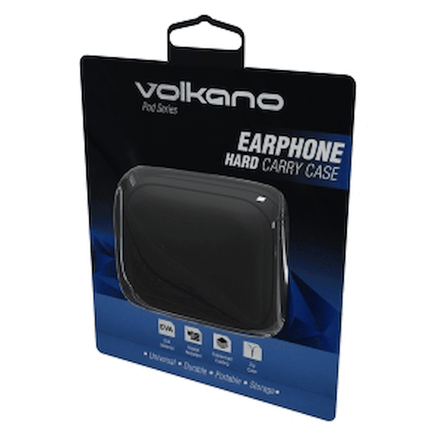 Volkano Pod Series Earphone Case - Black