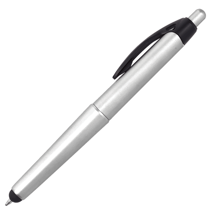 Tip Through Stylus Ballpoint Pen