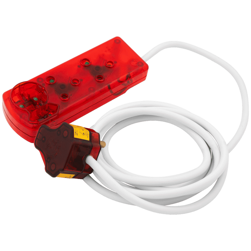 Ellies 4 Way High Surge Extension Lead - 3M