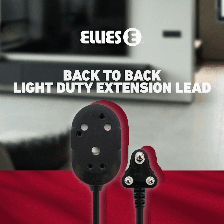 Ellies Back-to-Back Light-Duty Extension Lead - 20m