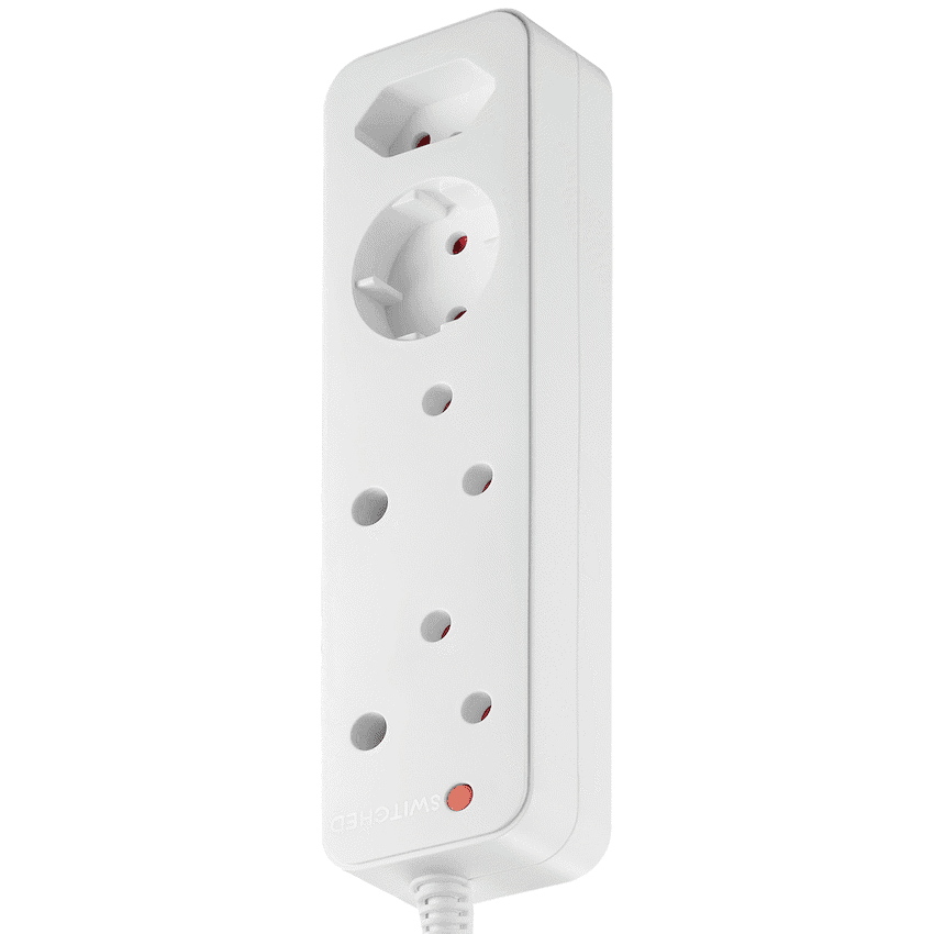 Switched High Surge 4-Way Multiplug 5m 1140J