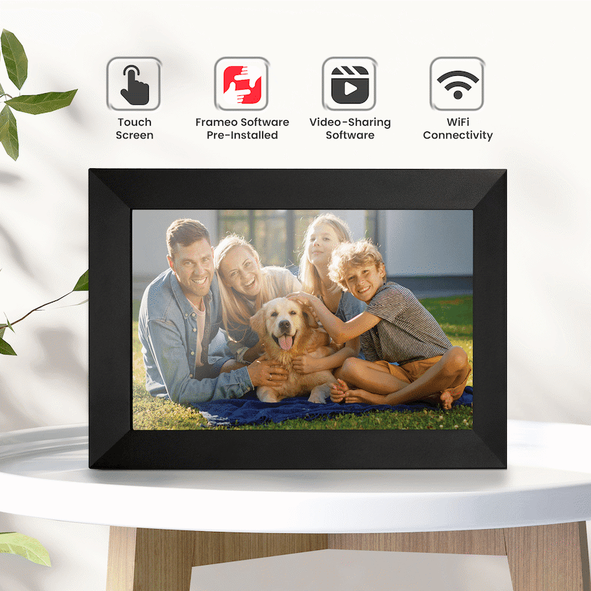 Volkano Scene Series 10.1" Smart Photo Frame with Built-In Frameo Software