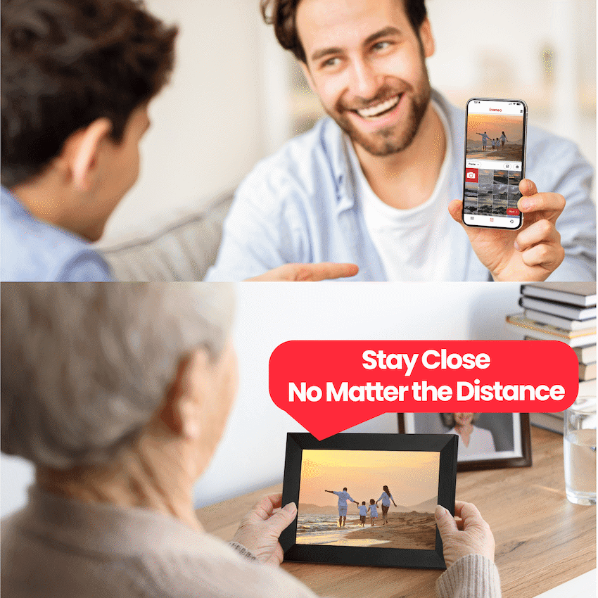 Volkano Scene Series 10.1" Smart Photo Frame with Built-In Frameo Software