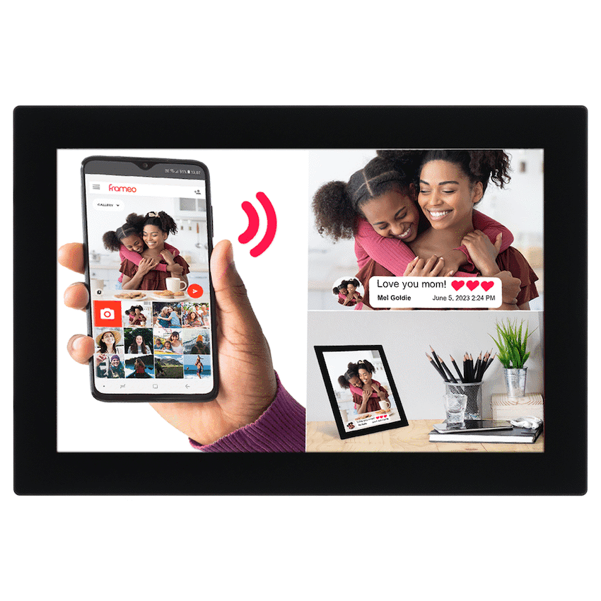 Volkano Scene Series 10.1" Smart Photo Frame with Built-In Frameo Software