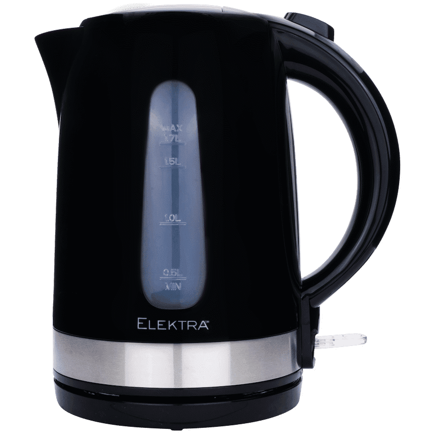 Elektra - 1.7l Plastic Kettle - Black