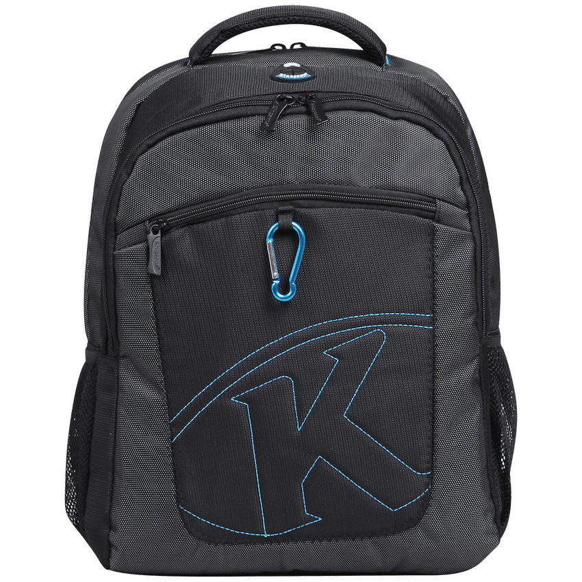 Kingsons 15.6" black laptop backpack with key chain