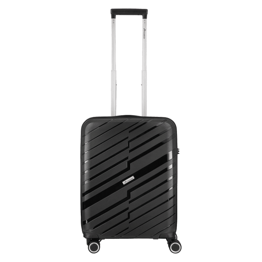 Travelwize Java PP 4-Wheel Spinner 75cm Luggage - Black