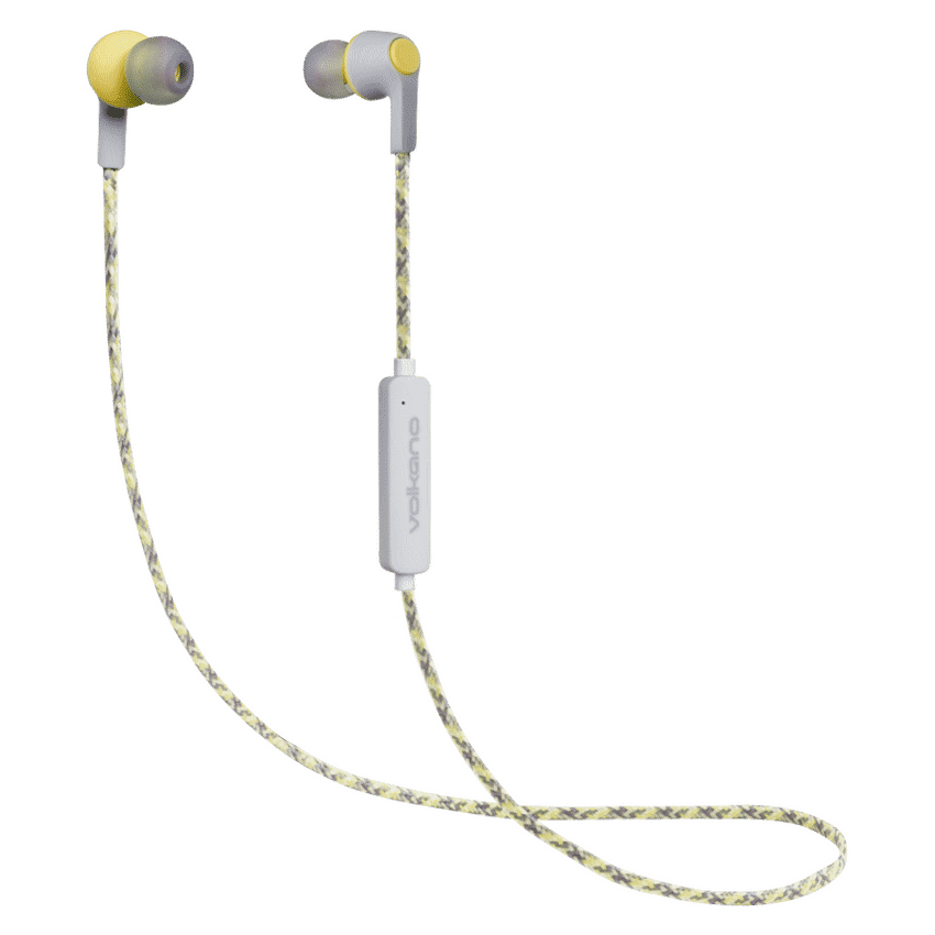Volkano Moda - Nylon Bluetooth Earphones with Carry Case - YL