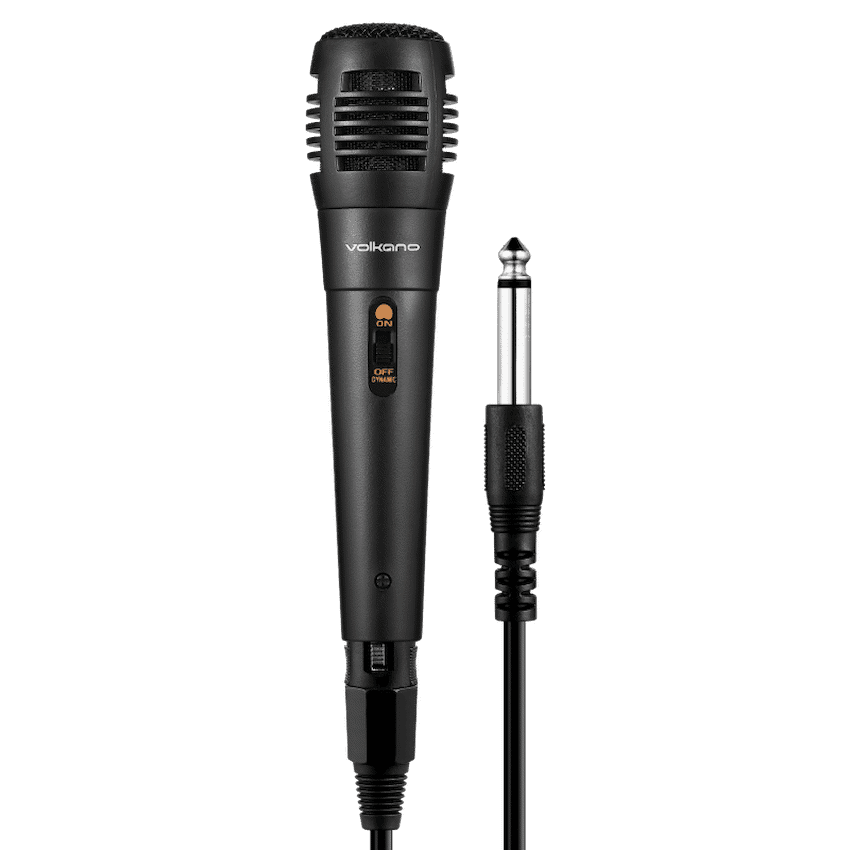 Volkano Vocal Series ABS Wired Microphone - Black