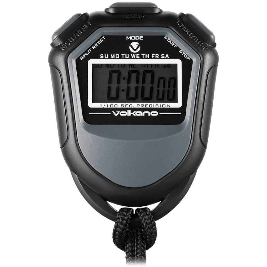 Volkano Track Series Stopwatch - Black