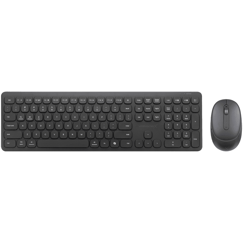 VolkanoX Ignite Bluetooth Wireless Keyboard and Mouse Combo - Graphite