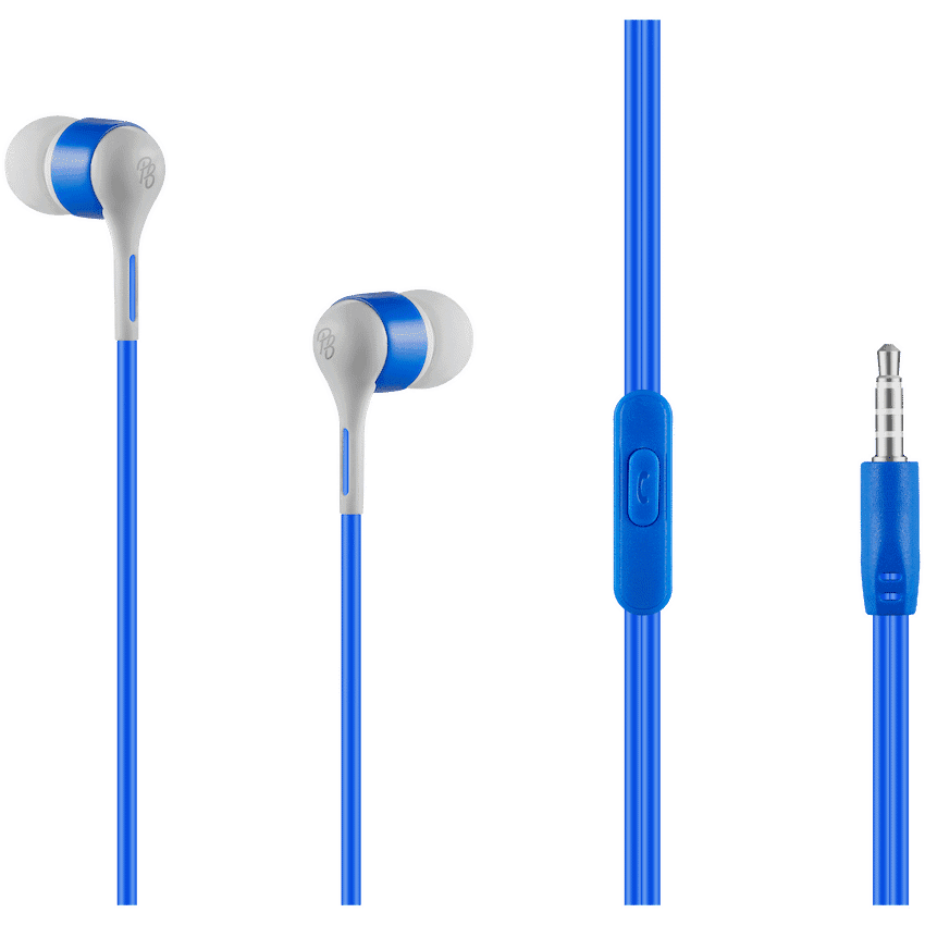 Pro Bass Swagger 2.0 Series - Boxed Auxiliary Earphone with Mic - Blue