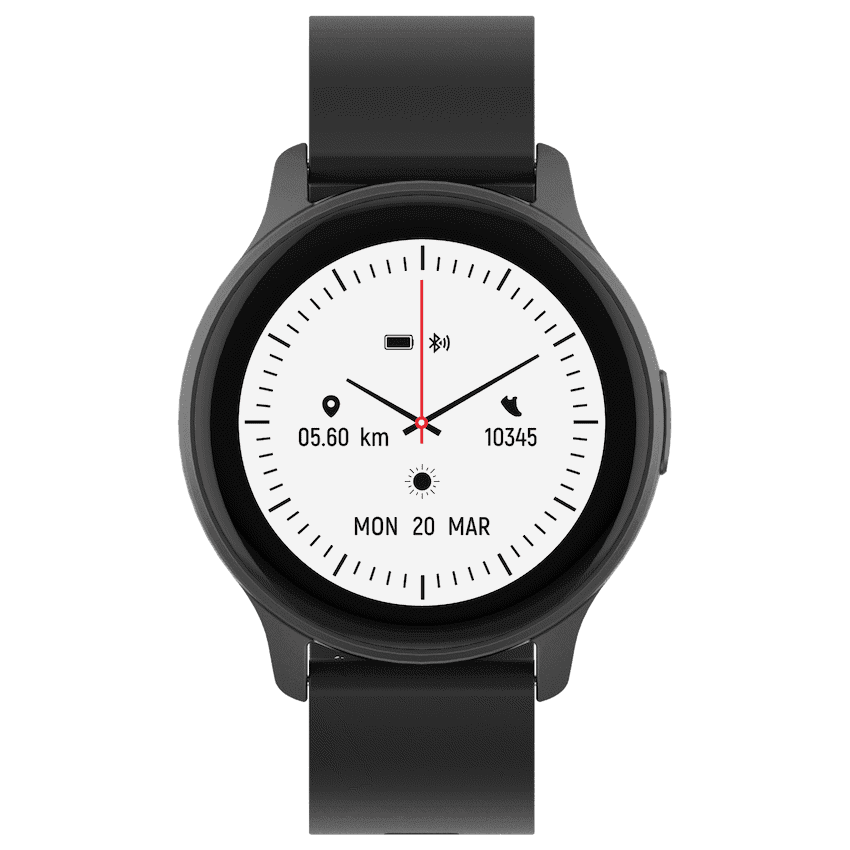 Volkano Active Tech Trend series Watch with heart rate monitor - Black