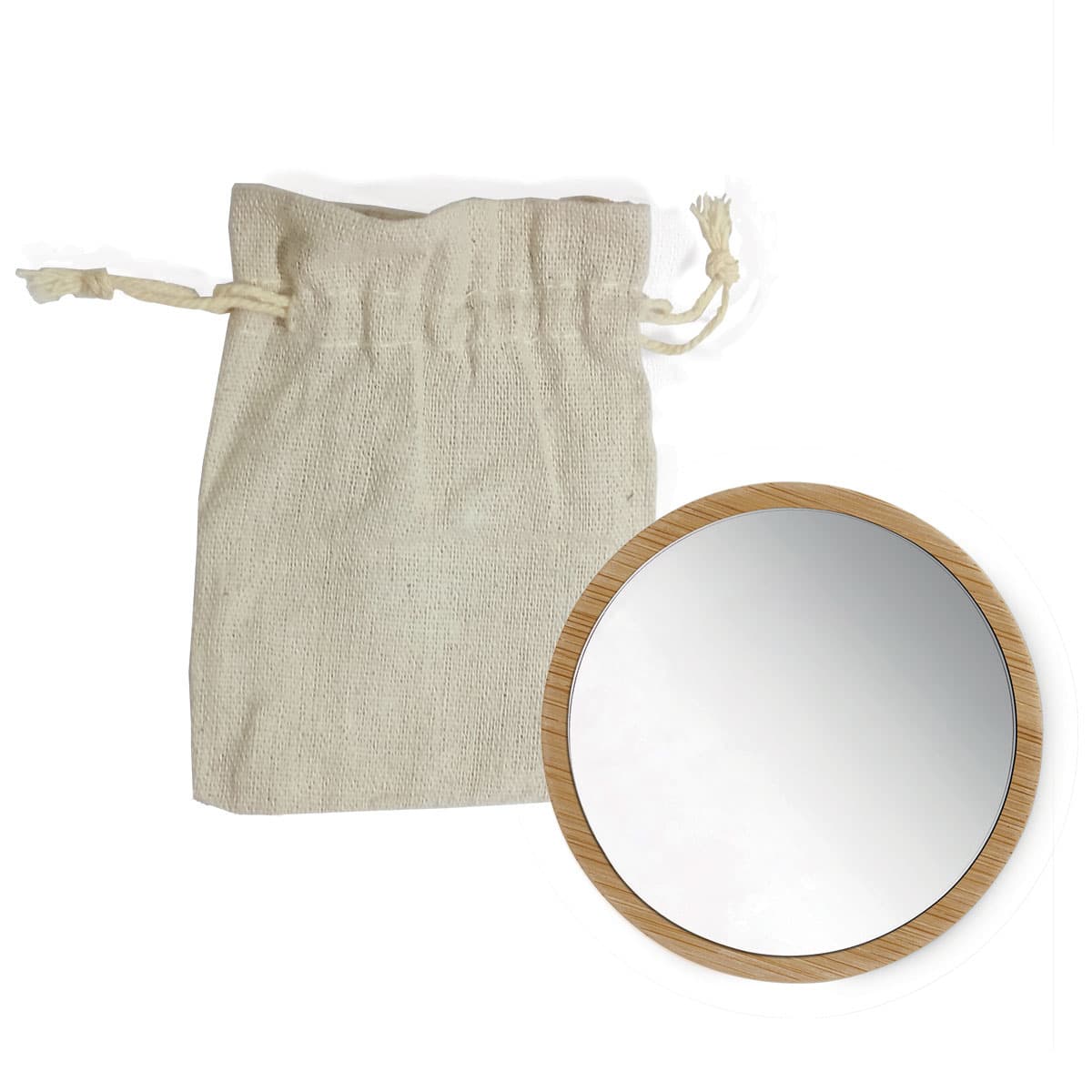 Bamboo Pocket Mirror