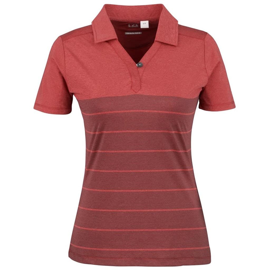 Ladies Streak Golf Shirt – Red