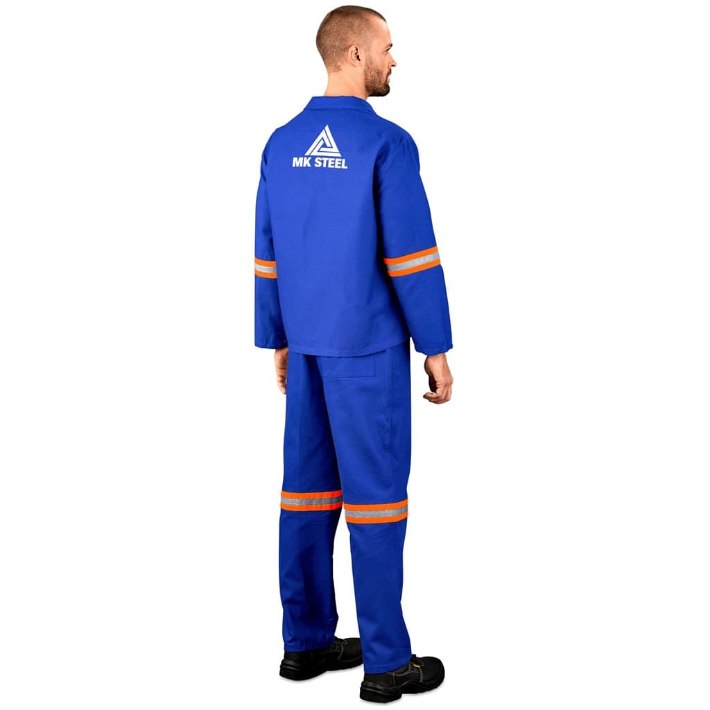 Technician 100% Cotton Conti Suit – Reflective Arms & Legs – Orange Tape